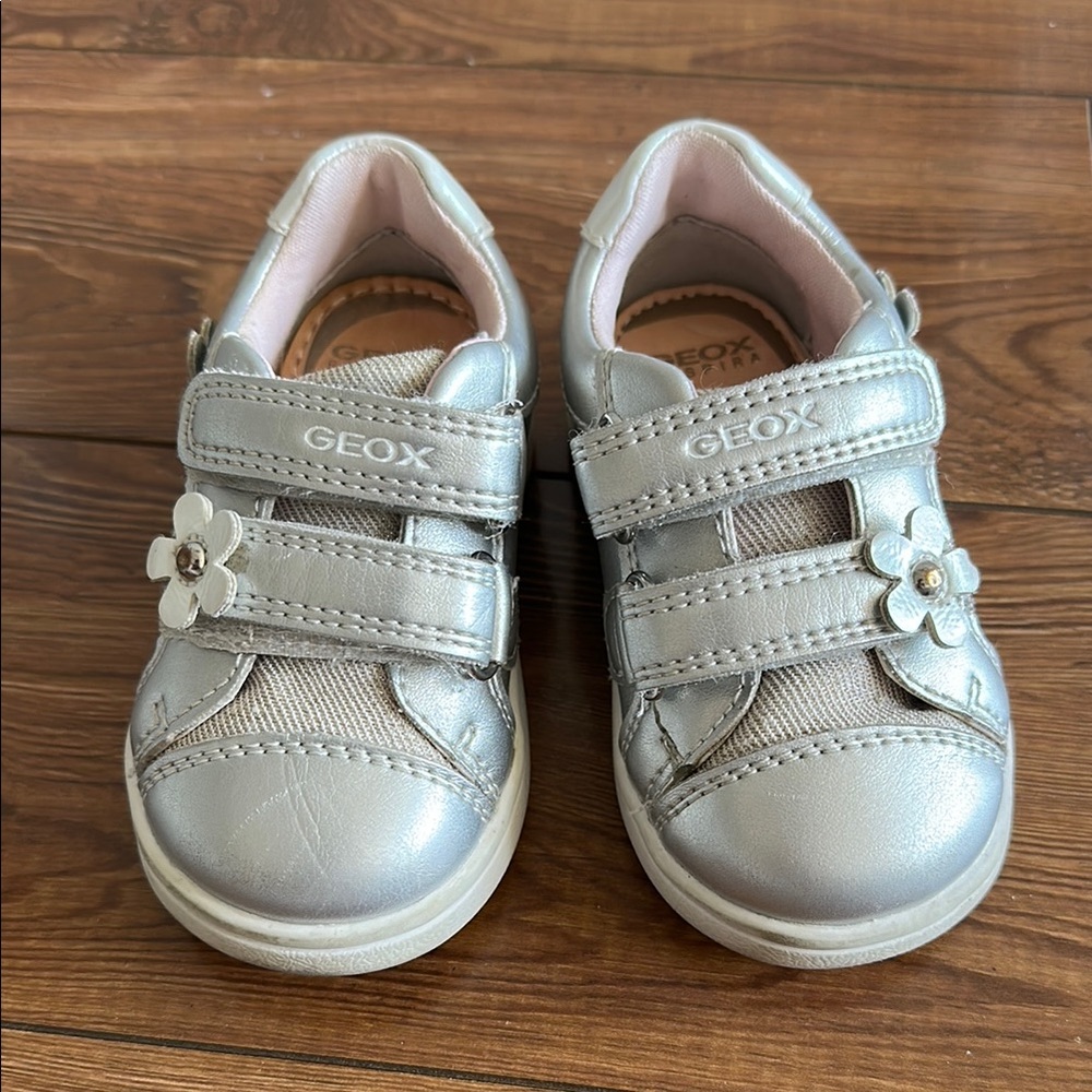 Geox Baby/ Kids Silver Shoes